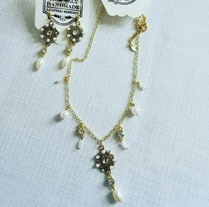 Vintage handmade beautiful Necklace and earrings